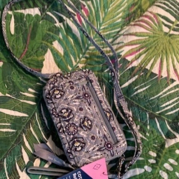 Women's Cotton All in One Crossbody Purse With RFID Protection